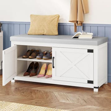 Schoenenbank - Schoenenkast - Schoenenrek - 100x49x35 cm - W, Verzenden