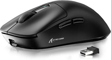 Attack Shark X3 200u accu | Retour deal | Bied nu of mis het, Computers en Software, Muizen, Rechtshandig, Muis, ATTACK SHARK