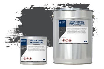 Wixx 2K Epoxy Metaalcoating RAL 7021 | Zwartgrijs 5L, Verzenden, Nieuw