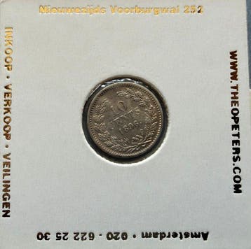 Nederland. Wilhelmina. 10 Cents 1896 (Zonder minimumprijs)