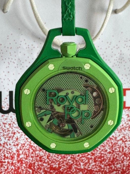 Swatch - Audemars Piguet x Swatch - Royal Pop - Green Eight, Bijoux, Sacs & Beauté, Montres | Hommes