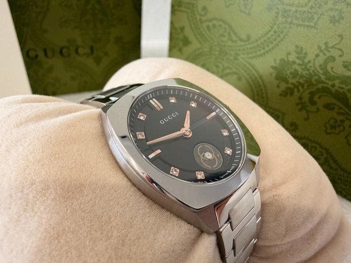 Gucci - Interlocking Diamond - Sans prix de réserve -, Handtassen en Accessoires, Horloges | Heren