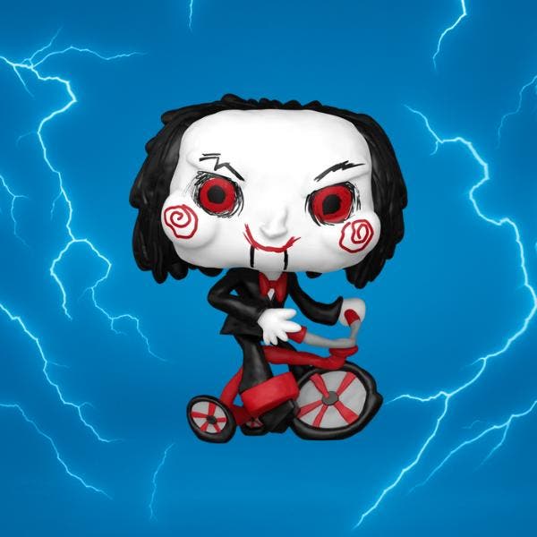 Funko Pop!  Saw - Billy on Bike (Doodle) #xxx, Collections, Jouets miniatures, Envoi