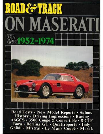 ROAD & TRACK ON MASERATI 1952 - 1974, Nieuw
