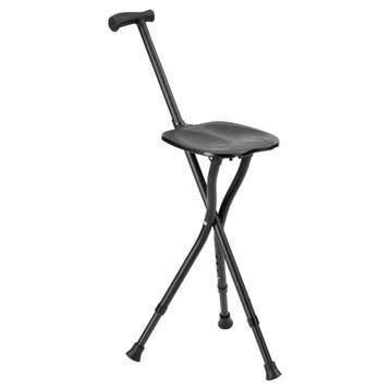 MultiMotion wandelstok met zitje - Zwart, Diversen, Verpleegmiddelen, Ophalen of Verzenden, Nieuw