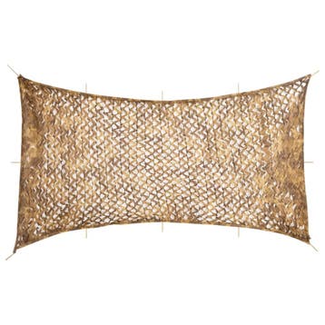 vidaXL Camouflagenet met opbergzak 816x520 cm zandkleurig, Verzenden, Nieuw