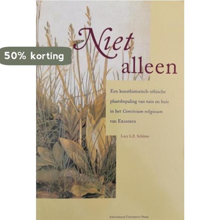 NIET ALLEEN 9789053561966 L. Schluter, Livres, Philosophie, Envoi