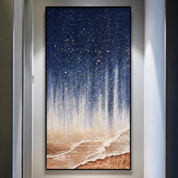 Pietro Monteleone - Starry Beach (Large size 160 x 80 cm), Nieuw