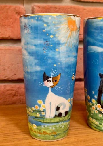 Goebel - Rosina Wachtmeister - Vase (2) - Porcelaine - Vases, Antiquités & Art