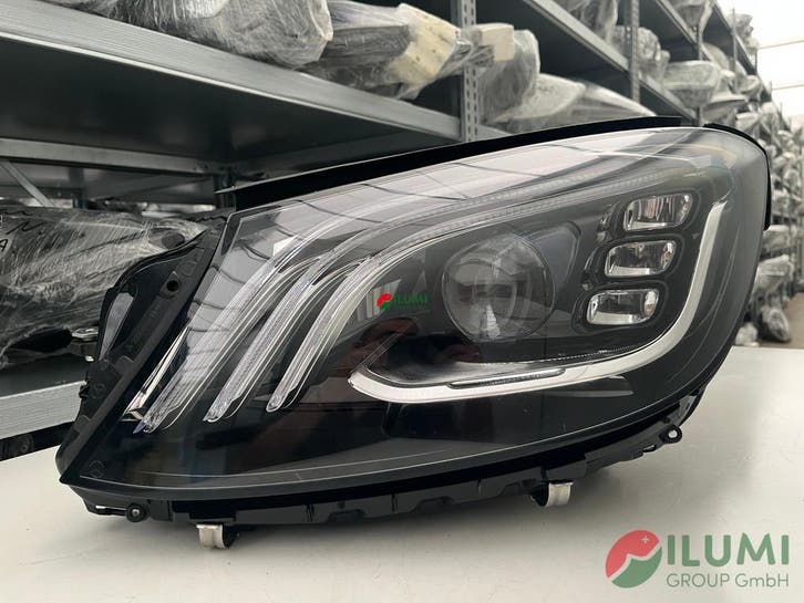 MERCEDES W222 MULTIBEAM NIGHTVISION G KPL A2229068103, Auto-onderdelen, Verlichting, Gebruikt, Mercedes-Benz, Verzenden