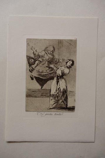 Francisco De Goya (1746-1828) - Caprichos Blatt #74: No