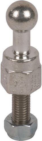 Pointe à bille fixe avec boulon fileté et écrou M16x45mm, Bricolage & Construction, Verzenden