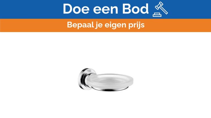 Bieden: Hansgrohe Axor 41733000 Soap Dish Chrome, Doe-het-zelf en Bouw, Sanitair, Ophalen of Verzenden