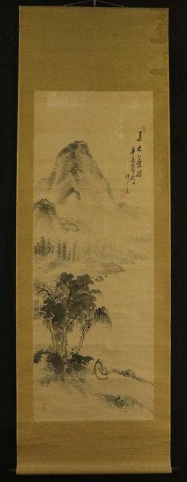 Papier, Hout - Yoshitsugu Haizan - Japan - Meiji periode