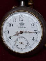 Zakhorloge Le Royal - donkerkleurige kast - met ketting -