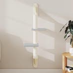 vidaXL Kattenmeubel wandgemonteerd met krabpaal 108 cm, Dieren en Toebehoren, Verzenden, Nieuw