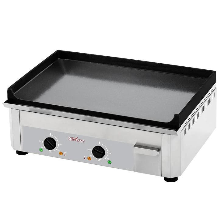 Bak-/Grillplaat | Elektrisch | Glad Oppervlak 600x400, Zakelijke goederen, Horeca | Keukenapparatuur, Nieuw in verpakking, Verzenden
