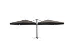 Veiling - Dubbele hangende parasol zwart 2 * 300x400cm, Nieuw