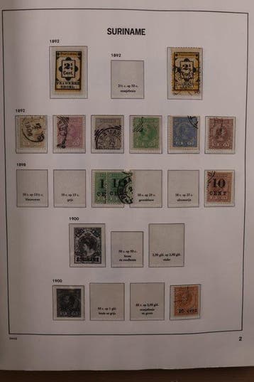 Suriname 1873/1975 - Collectie in Davo crystal/luxe