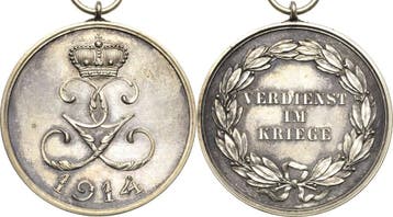 Verliehen 1914-1918 Orden duitser Laender Schwarzburg-rud..., Verzenden