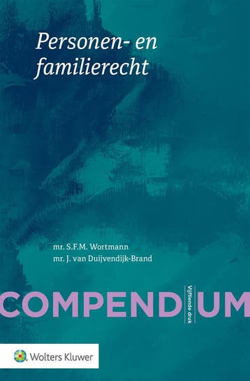 Compendium van het personen- en familierecht 9789013173796, Verzenden