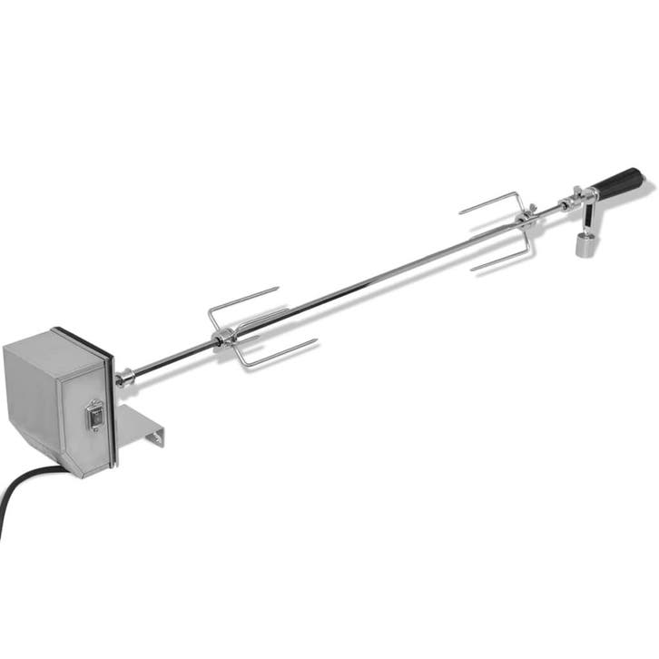vidaXL BBQ Draaispit met professionele motor staal 1200 mm, Elektronische apparatuur, Overige elektronische apparatuur, Nieuw