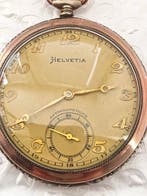 Helvetia - vintage pocket watch. 15 jewels - antimagnetic -, Nieuw