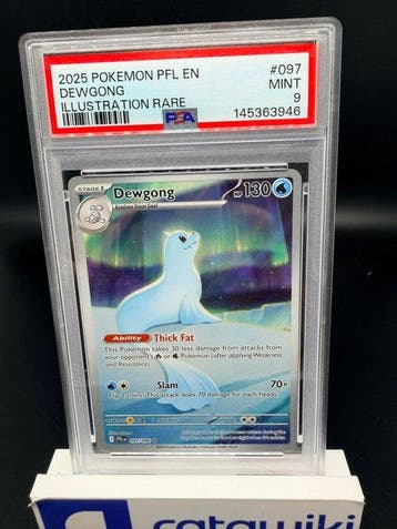 Pokémon - 1 Graded card - Dewgong [IR] 097/094 PSA 9 - Mega