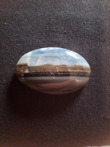 Natural Owyhee Blue Opal Cabochon - 20.658 ct - oval - sceni, Verzenden