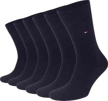 Tommy Hilfiger Classic 6-Pack Sokken Navy maat 47-49 Heren, Vêtements | Hommes, Chaussettes & Bas, Verzenden