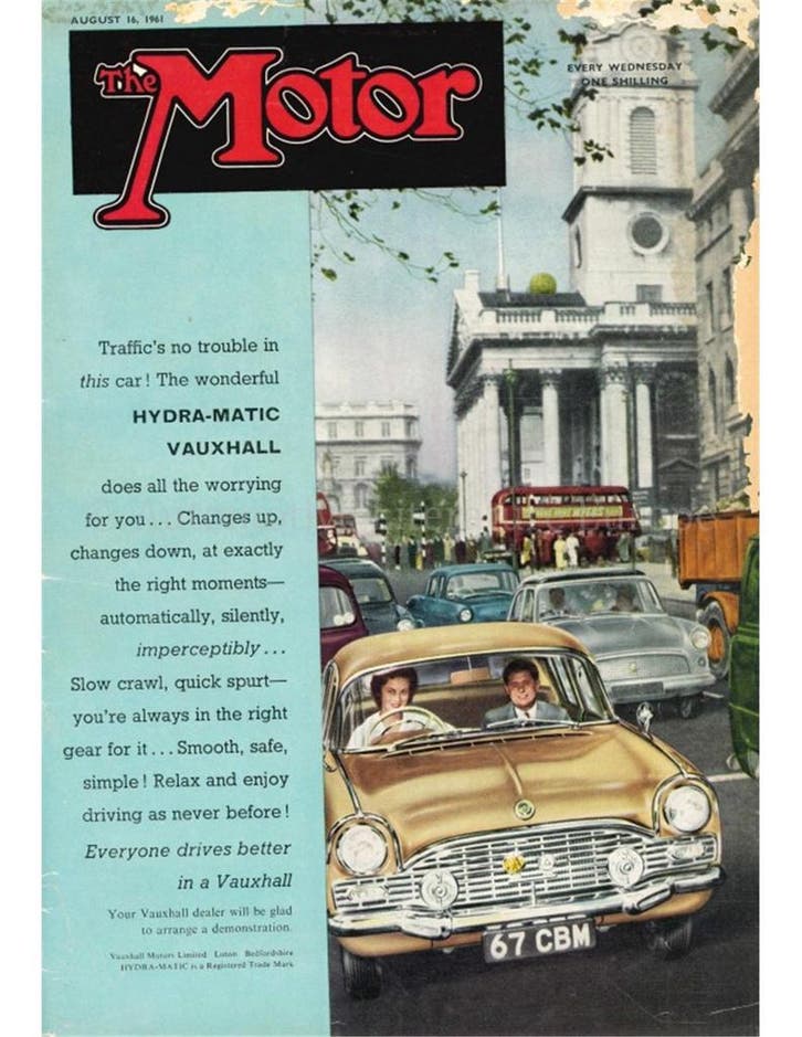 1961 THE MOTOR MAGAZINE 3091 ENGELS, Boeken, Auto's | Folders en Tijdschriften