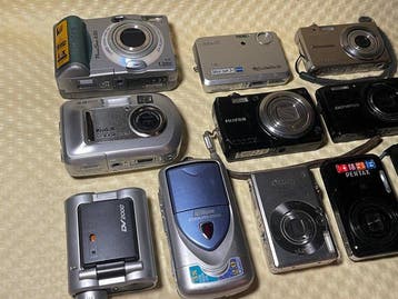 Canon, Nikon, Pentax, Casio, Olympus, Kodak, Fujifilm ixus55, Nieuw