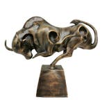 Statuette, A abstract bull - 35 cm - Bronze, Antiquités & Art