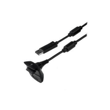 Microsoft Xbox 360 Oplaadkabel Controller Zwart (Play & C..., Consoles de jeu & Jeux vidéo, Consoles de jeu | Xbox 360, Ophalen of Verzenden