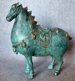 Statue, Exclusief Tang-Dynasty stijl paard 25 cm / 3.5 kg -