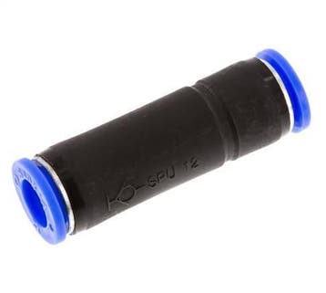 Raccord enfichable 12mm autobloquant en laiton/PBT 0-10bar, Verzenden