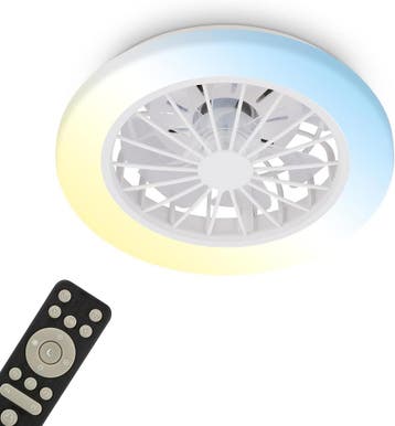 LED Plafondventilator 38cm | Retour deal | 33% korting!, Elektronische apparatuur, Verzenden, Ventilator met afstandsbediening