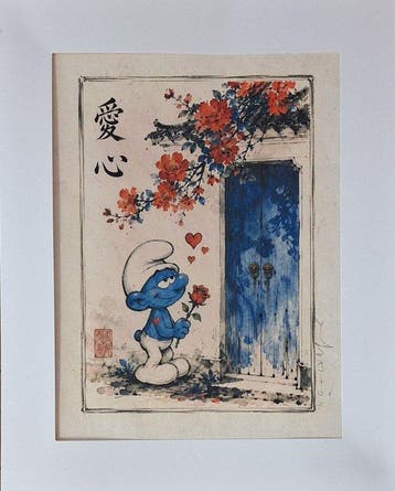 Emma Wildfang - Lover Smurf - Series -Anime Ukiyo – Legends