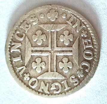 Portugal. D. João V (1706-1750). 3 Vinténs ( 60 Réis) -ND -