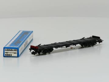 Schaal H0 Märklin 4663 Platte Wagen #2955 (H0 (1:87)), Ophalen of Verzenden, Overige typen