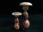 Set van 6 / Japanse vintage houten kokeshi-poppen (Hoogte:, Antiek en Kunst