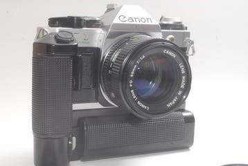 Canon AE-1 Program + new FD 1,4/50mm + Motor Drive MA |, TV, Hi-fi & Vidéo