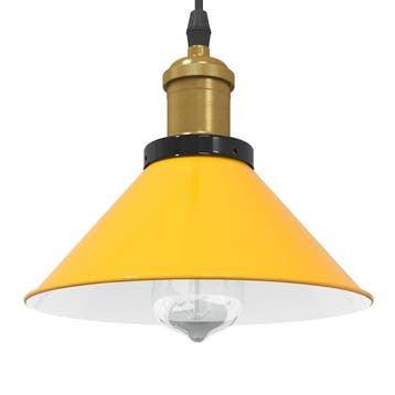 vidaXL Hanglamp in hoogte verstelbaar E27 Ø22 cm metaal, Verzenden, Nieuw