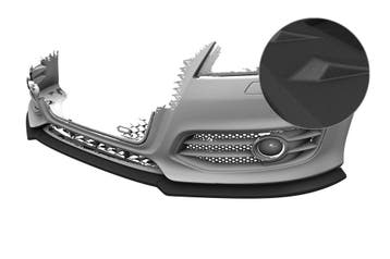 Cup spoilerlip voor Audi S3 (8P/8PA) CSL890-S, Verzenden