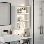 vidaXL Badkamer wandkast Wit 40 x 10 x 60,5 cm Geconstrueerd, Verzenden, Nieuw