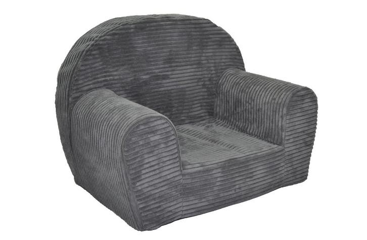 Fauteuil Kinder LINCOL | 60x40x45cm | Premium | OP=OP, Huis en Inrichting, Stoelen, Grijs, Eén, Nieuw, Stof, Ophalen of Verzenden