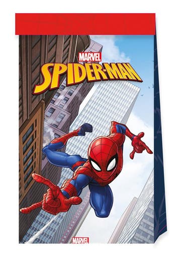Spiderman Uitdeelzakjes 4st, Hobby en Vrije tijd, Verzenden, Nieuw