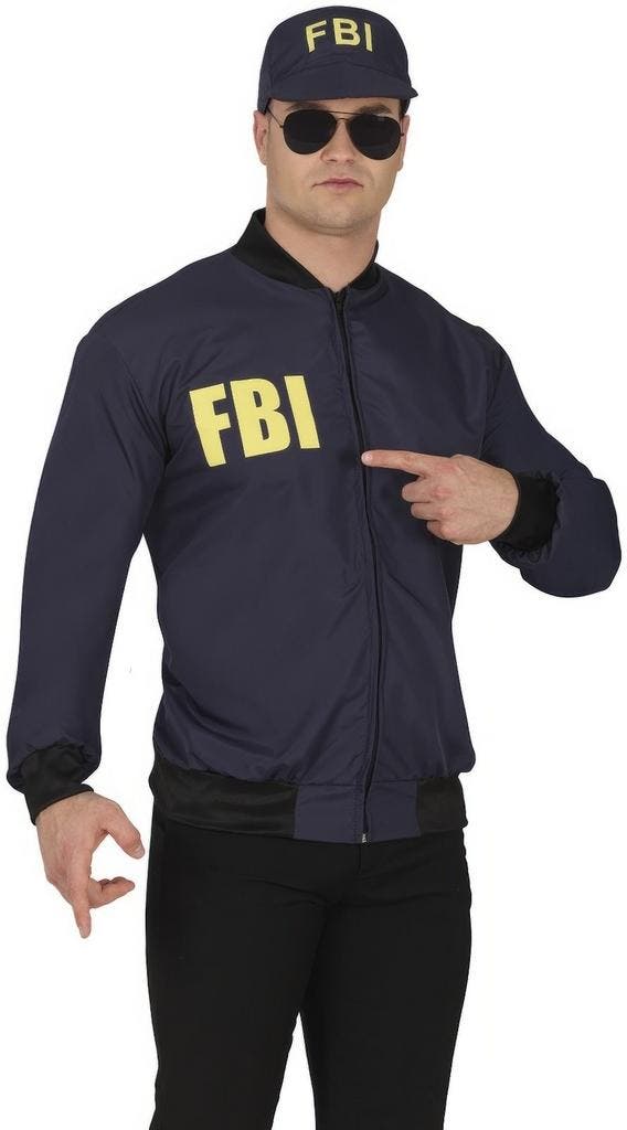 Verkleedset Heren Fbi 2 delig, Kleding | Heren, Carnavalskleding en Feestkleding, Nieuw, Verzenden