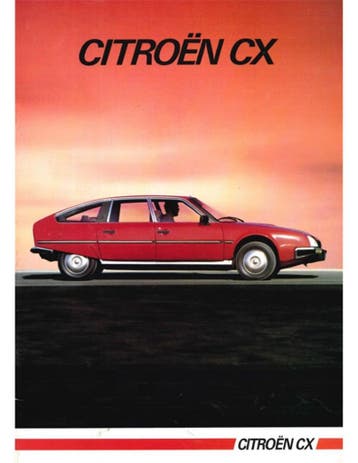 1985 CITROËN CX BROCHURE NEDERLANDS, Nieuw