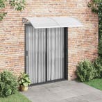 vidaXL Deurluifel 200x100 cm PC grijs, Tuin en Terras, Zonneschermen, Verzenden, Nieuw